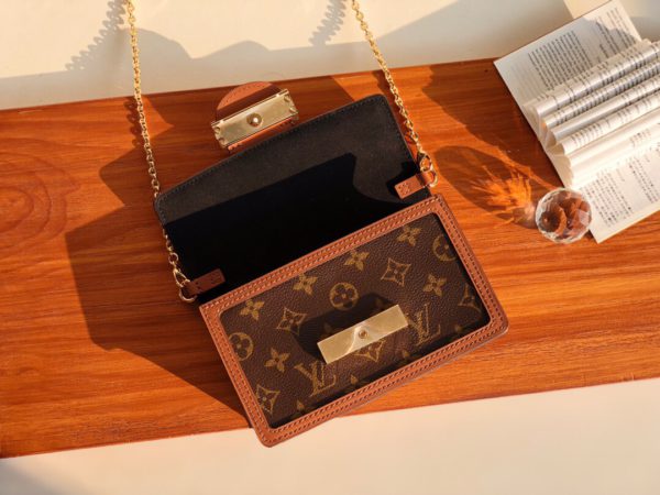 Louis Vuitton Monogram Dauphine Handbag - Brown - Image 4