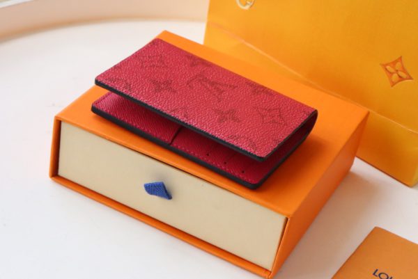 Louis Vuitton Taigarama Collection Wallet - Red - Image 4