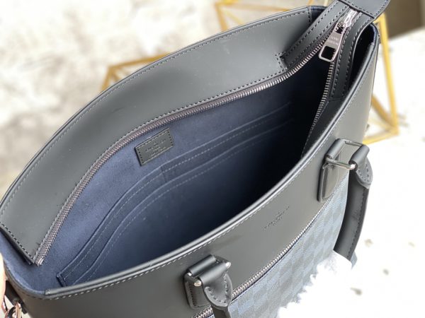 Louis Vuitton Grid Briefcase Bag for Men - Black - Image 2