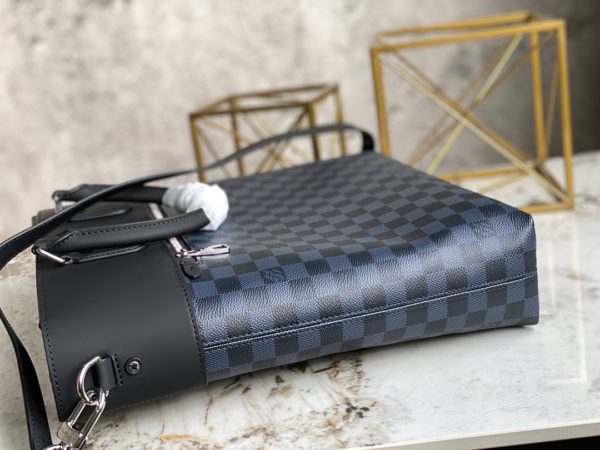 Louis Vuitton Grid Briefcase Bag for Men - Black - Image 4