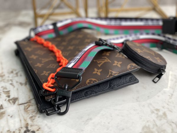 Louis Vuitton Men's Three-Piece Loop Handbag - Brown - Image 2