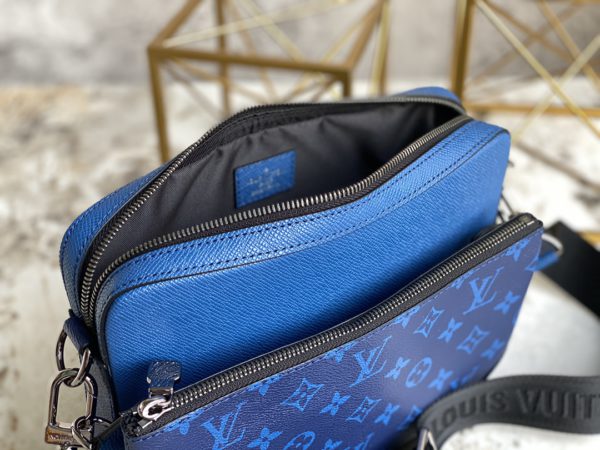 Louis Vuitton Men's TRIO Messenger Bag - Blue - Image 2