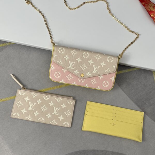 Louis Vuitton Pochette Félicie Chain Bag - Pink - Image 3