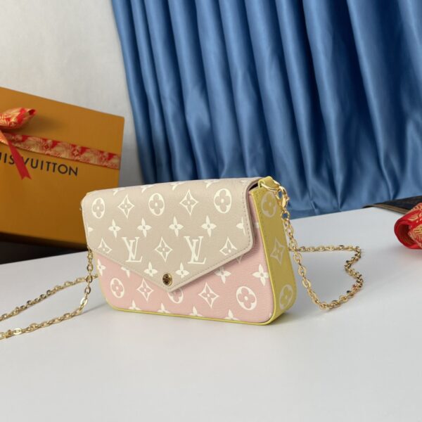 Louis Vuitton Pochette Félicie Chain Bag - Pink - Image 5