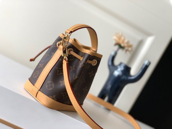Louis Vuitton Nano Noé Handbag - Brown - Image 3
