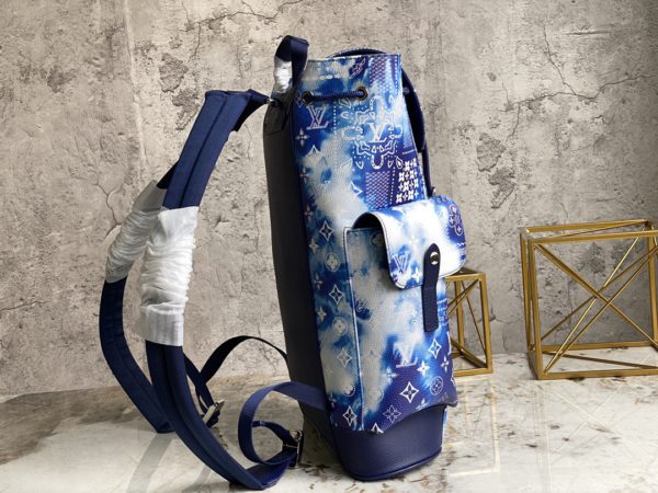 Louis Vuitton Men's Christopher Small Backpack - Blue - Image 4