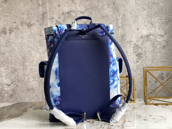 Louis Vuitton Men's Christopher Small Backpack - Blue - Image 3
