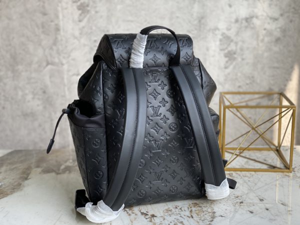 Louis Vuitton Embossed Discovery Backpack - Black - Image 4