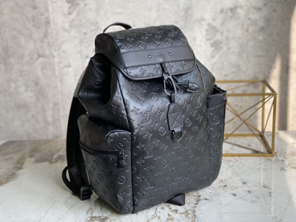 Louis Vuitton Embossed Discovery Backpack - Black - Image 5