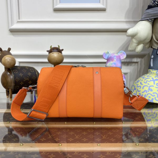 Louis Vuitton Men's Keepal City Handbag - Orange - Image 5