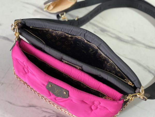Louis Vuitton Maxi Multi Pochette Accessoires Bag - Black/Red Rose - Image 2