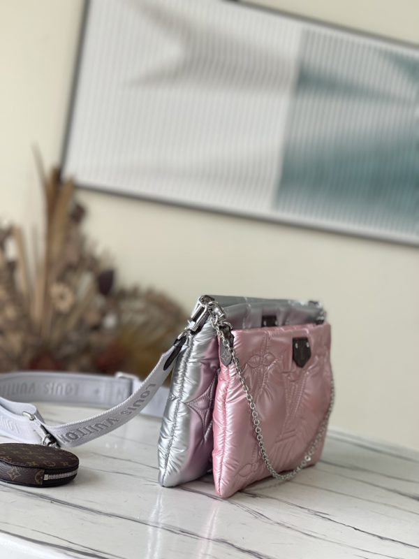 Louis Vuitton Maxi Multi Pochette Accessoires - Silver/Pink - Image 6