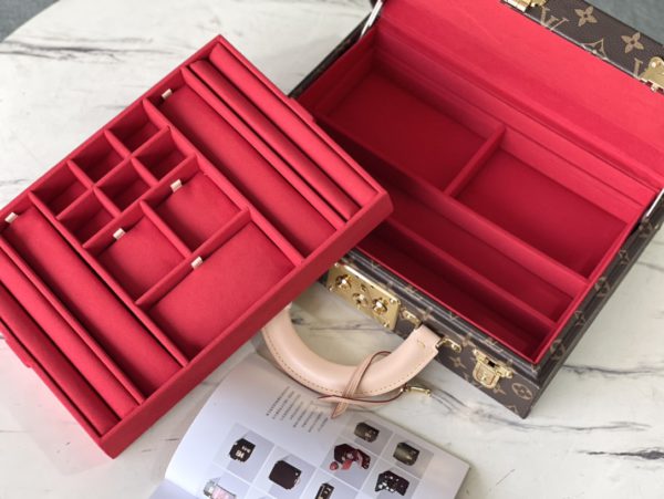 Louis Vuitton Monogram Jewelry Case - Red - Image 2