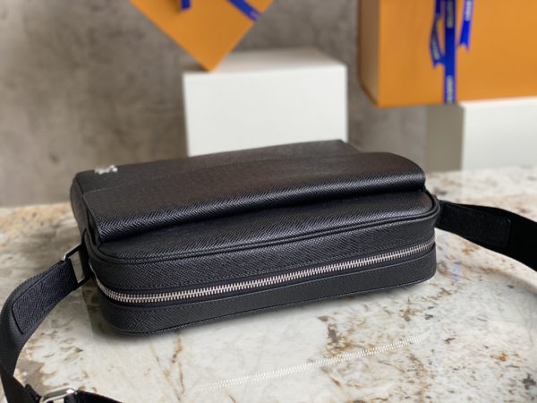 Louis Vuitton Men's ALEX Small Messenger Bag - Black - Image 4