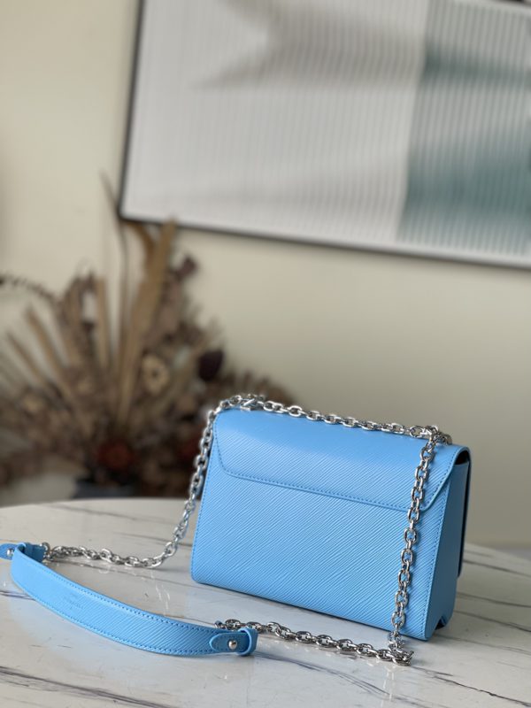 Louis Vuitton Twist Medium Handbag - Blue - Image 3