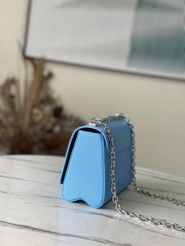 Louis Vuitton Twist Medium Handbag - Blue - Image 5