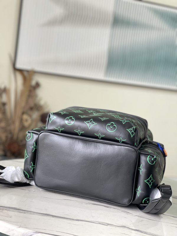 Louis Vuitton Monogram Shadow Calfskin Backpack - Black - Image 2