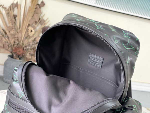 Louis Vuitton Monogram Shadow Calfskin Backpack - Black - Image 3