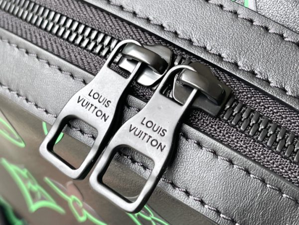 Louis Vuitton Monogram Shadow Calfskin Backpack - Black - Image 5