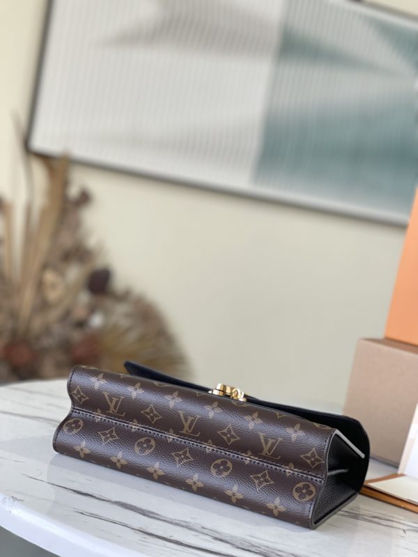 Louis Vuitton Victoire Monogram Canvas Calf Leather Bag - Image 4