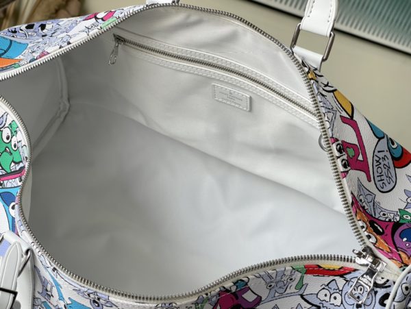 Louis Vuitton KEEPALL BANDOULIÈRE 50 Travel Bag - Image 8