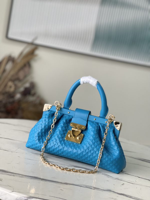 Louis Vuitton Monogram Clutch Bag - Blue
