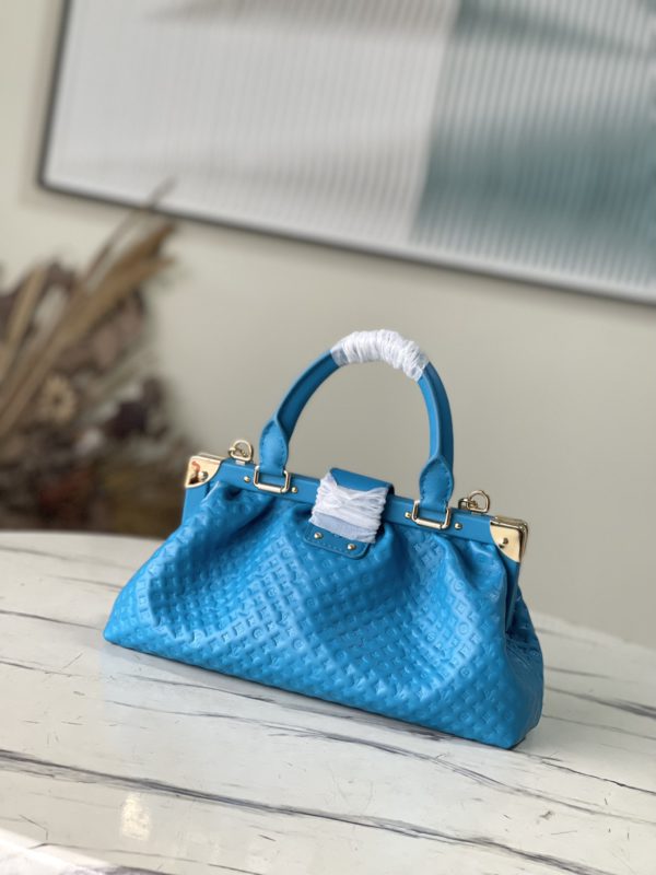 Louis Vuitton Monogram Clutch Bag - Blue - Image 3