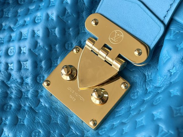 Louis Vuitton Monogram Clutch Bag - Blue - Image 5
