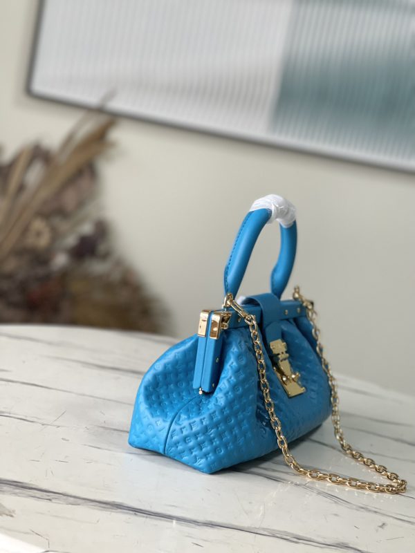 Louis Vuitton Monogram Clutch Bag - Blue - Image 6