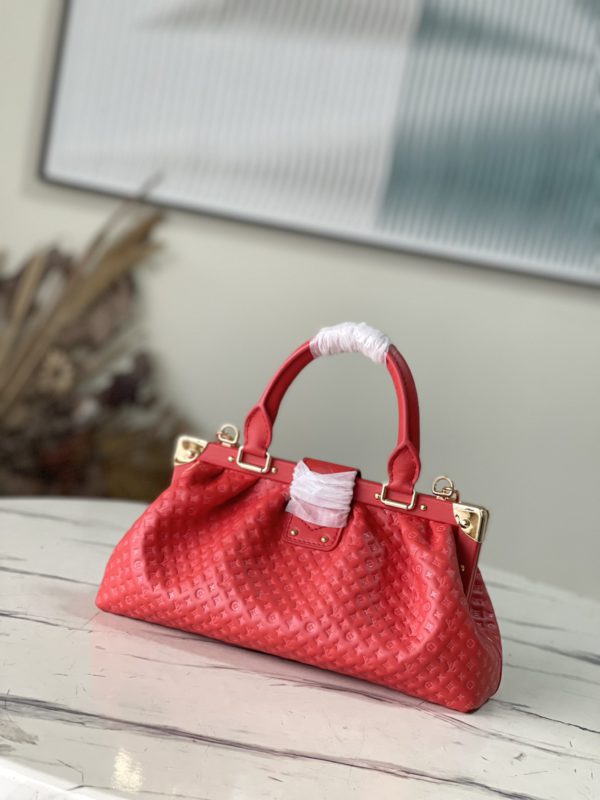 Louis Vuitton Monogram Clutch Bag - Red - Image 2