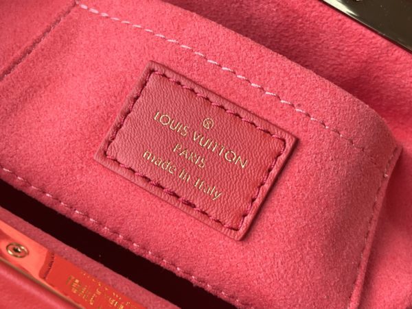 Louis Vuitton Monogram Clutch Bag - Red - Image 4