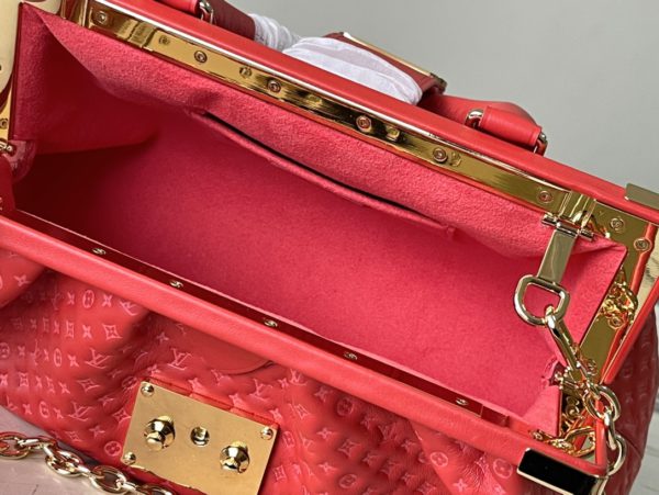 Louis Vuitton Monogram Clutch Bag - Red - Image 5