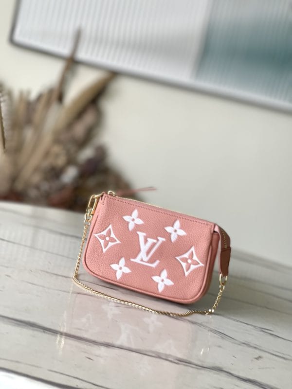 Louis Vuitton Monogram Empreinte Leather Bag - Pink