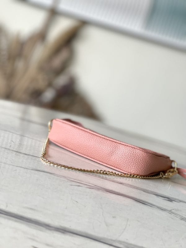 Louis Vuitton Monogram Empreinte Leather Bag - Pink - Image 9