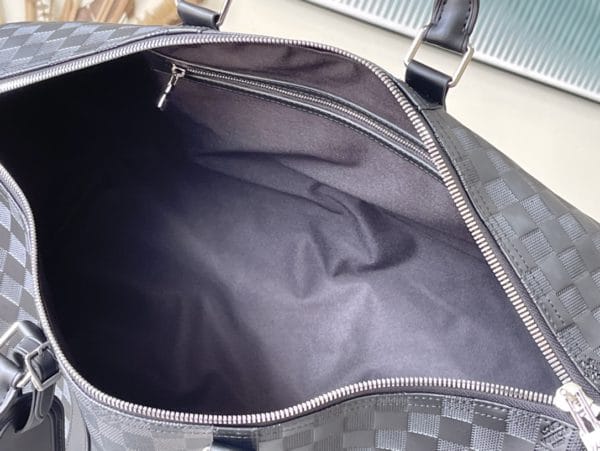 Louis Vuitton KEEPALL BANDOULIÈRE 50 Travel Bag - Black - Image 8