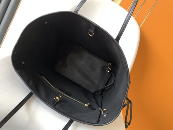 Louis Vuitton Neverfull Medium-Sized Handbag - Black - Image 2