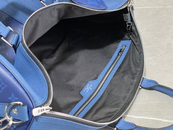 Louis Vuitton MTaigarama Keepall 50 Travel Bag - Blue - Image 5