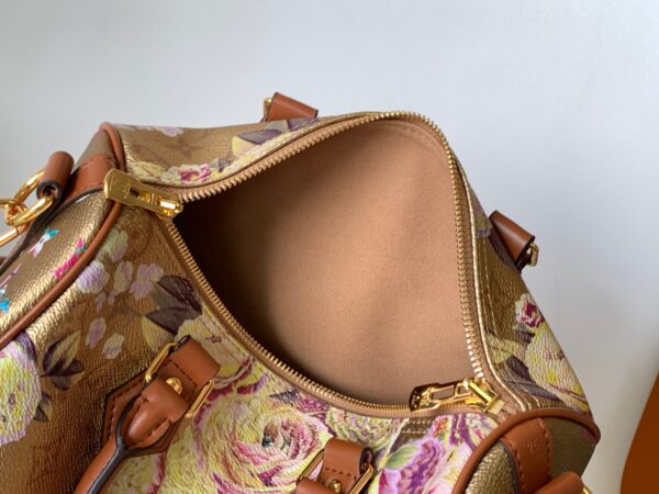 Louis Vuitton Gold Scattered Flower OnTheGo Handbag - Image 2