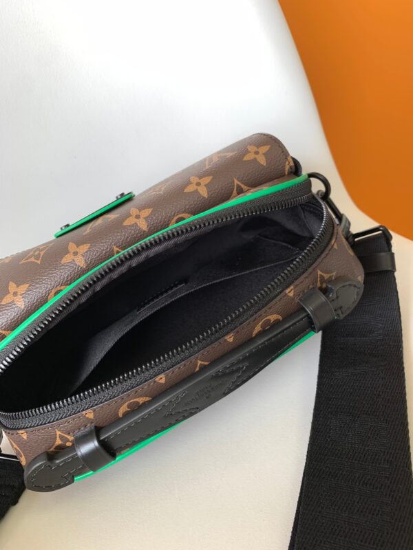 Louis Vuitton Monogram S Lock Messenger Bag - Green - Image 2