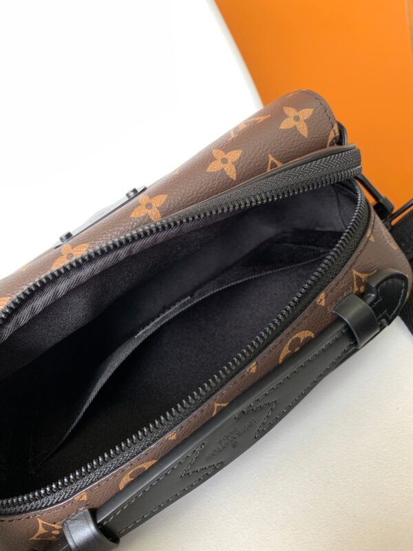 Louis Vuitton Monogram S Lock Messenger Bag - Black - Image 2
