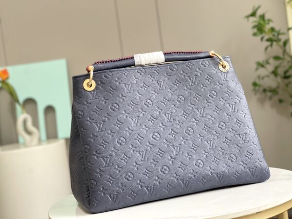 Louis Vuitton Monogram Empreinte Artsy MM Handbag - Blue - Image 4