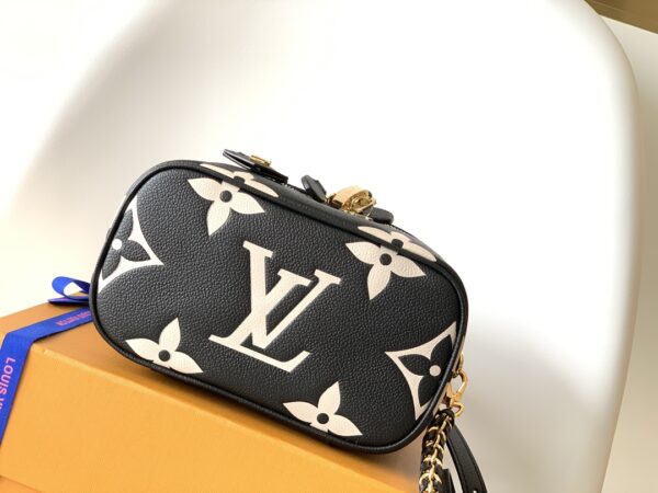 Louis Vuitton Giant Monogram Vanity Small Handbag - Black - Image 3