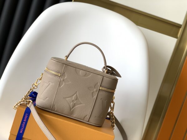 Louis Vuitton Giant Monogram Vanity Small Handbag - Gray - Image 4