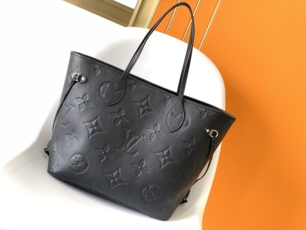 Louis Vuitton Neverfull Medium Shopping Bag – Black - Image 4