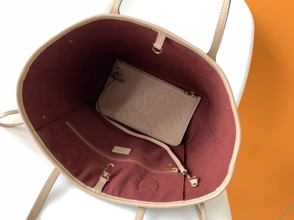 Louis Vuitton Neverfull Medium Shopping Bag - Beige - Image 3
