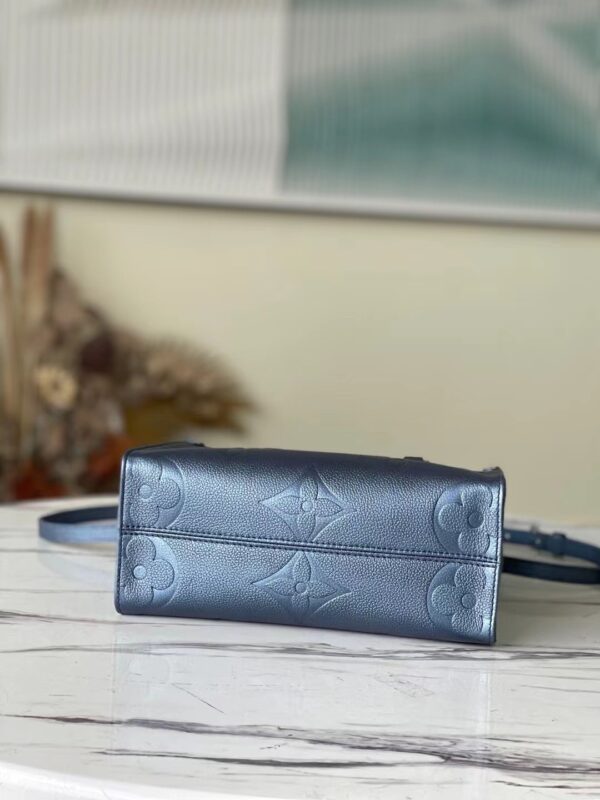 Louis Vuitton OnTheGo Small Handbag - Blue - Image 4