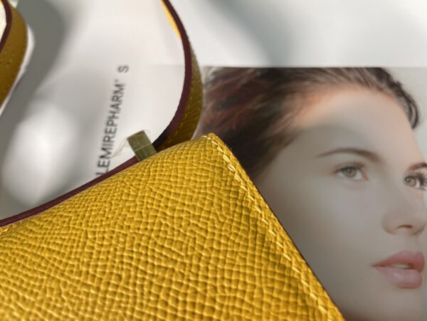 Hermes Kang Kangjia’s Mini Handbag – Yellow (Golden Buckle) - Image 2