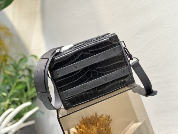 Louis Vuitton Handle Soft Trunk Handbag – Black - Image 5