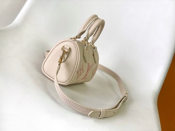 Louis Vuitton Nano Speedy Handbag - White - Image 5