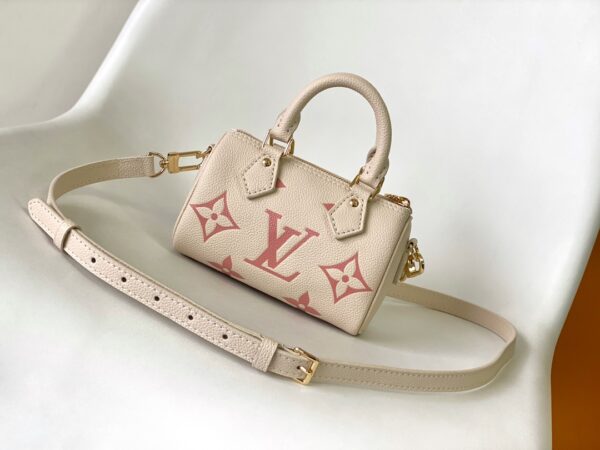 Louis Vuitton Nano Speedy Handbag - White - Image 3